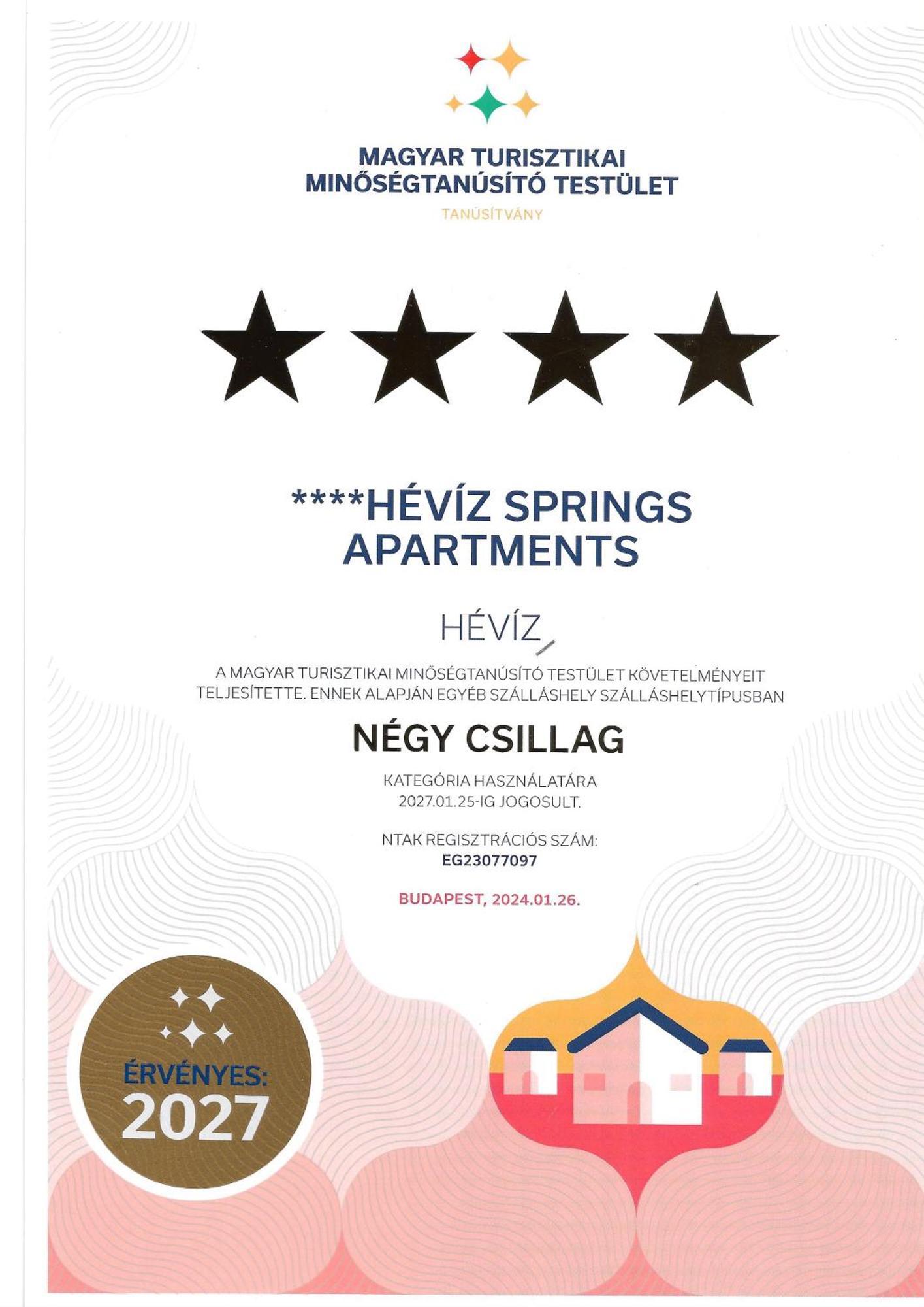 ****Heviz Springs Apartments Екстер'єр фото